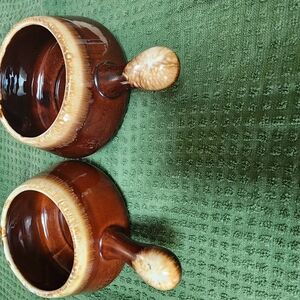 Vintage French OnionSoup Bowls with Handles